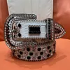 2023 Designer BB Beltgordels voor mannen Damesriem Witblauw Green Multicolour Taillebands Bling Rhinestones als geschenk