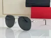 Moda carti Diseñador Cool gafas de sol moda para hombre ojo simple marco dorado sapo espejo piloto polarizado protección UV