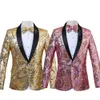 Men's Suits Blazers Sequin Party Blazers Suit Coat Men Charm Casual Performance Jacket One Button Fit Long Sleeve Coats Jackets Night Club Tops 231114