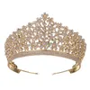 Fermagli per capelli Diademi e corona HADIYANA Design a forma di fiore Donna Gioielli da sposa Accessori per feste Zircone BC3700 Princesa