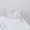 Pinces à cheveux MYFEIVO bandeau complet Zircon diadèmes de mariée couleur or argent allonger la couronne de mariage femme bijoux accessoires HQ0870