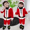 Conjuntos de roupas crianças conjuntos de roupas de natal 2 pçs menino e menina roupas moda inverno conjunto para crianças da criança menina roupas 231113