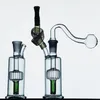 Tuyaux ACOOK Mini Dab Rigs Downstem perc Narguilés Petit Bong Verre épais Plates-formes pétrolières Bongs à eau Pipe à fumer