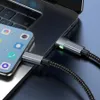 Connecteur de charge de données OTG USB2.0 A mâle vers type-c femelle, adaptateur métallique avec voyant lumineux, convertisseur de Type C pour connecteur de données et de charge