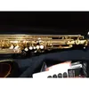 Japan Brand Tenor Saxophone T-WO37 Gold Lacquer Sax Tenor Mynstycke Ligatur Rass Neckens musikinstrument