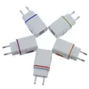 USB -väggladdare för Samsung Xiaomi Dual Port 2A Output Travel Plug Power Adapter Kompatibel för telefon EU/US Plug