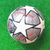 Sporthandskar Topp Black Soccer Balls Grass Outdoor Game Training Officiell storlek 5 Pu Leather Team Match Footbals Bola de Futebol 231114