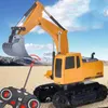 変換玩具ロボットRC掘削機チルドレンビーチおもちゃ玩具simoluatedエンジニアリング車両モデルリモートコントロールトラック4wd車