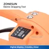 Zonesun Handheld Electric Strapping Machine PP/PET Strip Belt Portable Lithium laddningsbart batteridraftförpackningsmaskin ZS-PQ2