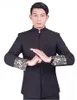 Abbigliamento etnico da uomo Abiti Tang Cappotto Pantaloni Colletto alla coreana Abito Zhongshan Cinese Gioventù Hanfu fibbia Matrimonio Spettacolo Indumento