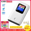 Routers KuWfi Unlock 4G LTE Router 150Mbps Outdoor Hotspot 6000mah Mobile Router Wireless Wifi Portable Modem Sim Card Slot Mini Router Q231114