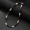 Halsband Sommer Surfen Mode Holz Perlen Halskette Natürliche Türkis Perle Kokosnuss Shell Boha Strand Mann Schmuck