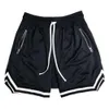 Mäns shorts basket shorts för män lösa sport shorts amerikanska bollbyxor snabbt torkning mesh sport fempunkt byxor sommar streetwear
