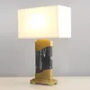 Table Lamps Modern Led Stone Glass Abajur De Mesa Desk Lamp Dining Room