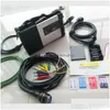 Narzędzia diagnostyczne MB gwiazda C5 OBD2 narzędzie z CF-19 Touchsn Laptop CF19 I5 4G Zainstalowane 360 ​​GB SSD SD-WARE SD SD Connect 5 skaner DHHNY