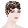 Kobiety turban węzeł florar headwrap muzułmańskie damskie okładka włosów czapka noszenie Indie hat akcesoria czaszki czapki