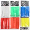 Nakrętka śrubowa 12pcs Rower Light krawędź mówienie rurki klipsowe bezpieczeństwo ostrzegawcze lampy cykliczne Odblaskowy odblaskowy rower rowerowy Ridi DH10M