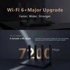 Router WiFi Router WiFi AX6 Mesh Wi-Fi 6+ dual band 7200Mbps 4k QAM Segnale a 8 canali Ripetitore Router Wireless Q231114