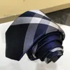 Box Men Slits Design Mens Ties Fashion Neck Tie Stripes Mönster Broderi Luxurys Designers Business Cravate Neckwear