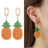 Dangle Earrings 2023 Temperament Tropical Fruit European And American Fashion Elegant Personality Acrylic Pineapple For Women