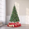 Dekoracje świąteczne 65 stóp Prelit Madison Pine Artificial Tree Holiday Decor with Lights Stand 231113