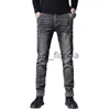 Jeans masculinos jeans quentes homens 2021 jeans de inverno velo fino reto cinza estiramento mais veludo engrossar calças jeans regulares calças masculinas j231111