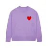 Amis Paris Pull Hommes Femmes Designer Chemises Tricotées High Street Imprimé Un Motif De Coeur Col Rond Tricots Hommes Femmes Suis Je Jumper Amis 878