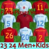 22 23 team uniform 2023 Ferran Canales Ansu Fati Koke Asnsio Asla Pedri Morata children's kit men's football shirt