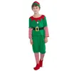 Special Occasions S M L Christmas Kids Boys Elf Cosplay Costumes for Festival Party Outfit Xmas Elves 6pcs/set Clothing for Children Chris Party 231114