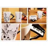 Canecas criativas para a novidade piano manuseio de cerâmica leite de café personalidade caneca de instrumento exclusivo presente