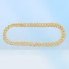 Fashion Hip Hop Necklace for Men Women Bracelet 15mm Cuban Chain 18K Real Gold Plating Necklaces Chains with 5A Zirconia Stone Uni8081174