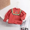 T-Shirts Herbst Baby Mädchen T-Shirts Vollarm Rollkragen Kleidung für Mädchen Sweatshirts 230414