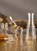 Tumblers Top Grade Golden Mountain Liquor S Стеклянный вин деканат хрустальный водка белый дух Золотой диспенсер маленькие чашки Wineglass 230413