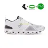 on Shoes Cloud x Running 3 Workout Cross Training Shoe Cushion Mesh Women цвета слоновой кости, черный магнит Eclipse, магнит Midnight Heron Fawn, оливковые кроссовки Reseda