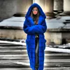 Women's Fur Faux Fur Casual Faux Fur Coat Women Hoodies Furry Thick Warm Long Faux Rabbit Fur Jacket Slim Winter Coat Women casaco feminino 5XL 231113