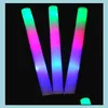 Other Event Party Supplies Light Up Foam Sticks Glowing Wand Baton Flashing Led Stobe Stick For Concert Birthday Give Away Dhnpi