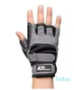 Gants de musculation demi-doigt pour hommes et femmes, sport, Fitness, entraînement, haltères, Support de poignet, haltérophilie