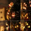 Christmas Decorations Tree String Lights Santa Claus Snowman Elk Garland 2023 for Home Xmas Ornaments Navidad Year 231113