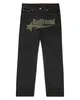 Jeans Designer Herren Universität Y2k Badfriend Hip Hop Brief gedruckt schwarze Hosen Männer Frauen Mode lässig Rock breite Baggy Hose Streetwear 511