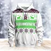 Felpe con cappuccio da uomo Natale per uomo Stampa 3d Abbigliamento di alta qualità Autunno Moda Pullover Vacanze Top Felpe oversize larghe