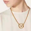 Fashionable Designer Necklace Pendant Luxury Brand Letter Copper Necklaces Men Women Silver Gold Crystal Pearl Choker Chain Collarbone Chain Jewelry