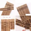 ChopSticks وصول جديد تفضيلات شخصية وهدايا مخصصة للنقش Wenge Wood Lox0804 Drop Delive Dheo5