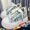 Sneaker Designer Buty Casual Women Fashion Skórzany aparat w stylu Canvas Bubble Graffiti Bute Dno Trampki podróżne