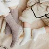 Calzini per bambini Inverno Spessore Neonato Corallo Pile Caldo Scaldamuscoli per bambini Ragazze Ragazzi Bambino Morbido Bambino Autunno Antiscivolo Bambini Plus StuffL231114