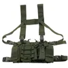 Hunting Jackets Tactical Military Portable Vest Chest Rig Bag Radio Harness Front Pouch Adjustable Paintball Gear