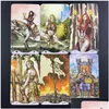 Cartes de vœux Erotic Fantasy Tarot Version anglaise Card Deck Table PDF Guidebook Jeux de société Oracle Divination Fate Game X1106 Drop Dhvcn