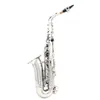 Es-Altsaxophon mit geschnitzter weißer Schale, Prüfung für Anfänger und Erwachsene, Performance-Saxophon 2023