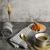 Tea Napkins 9 Pieces / Set Of Kitchen Towels Classic Cotton Towel Dish Cloth Absorbent Hair Machine Tableware Home