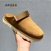 Pantoufles de créateurs Golden Star Sandales Chestnut Hommes Clog Beach Sandal Cross Slides Femmes Tazz Tasman Slipper Mustard Seed Winter Summer Goldenstar S6