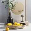 Dekorativa figurer Kinesiska kreativa molnform Log Fruit Tray Decoration Model Room Living Dining Coffee Table Storage